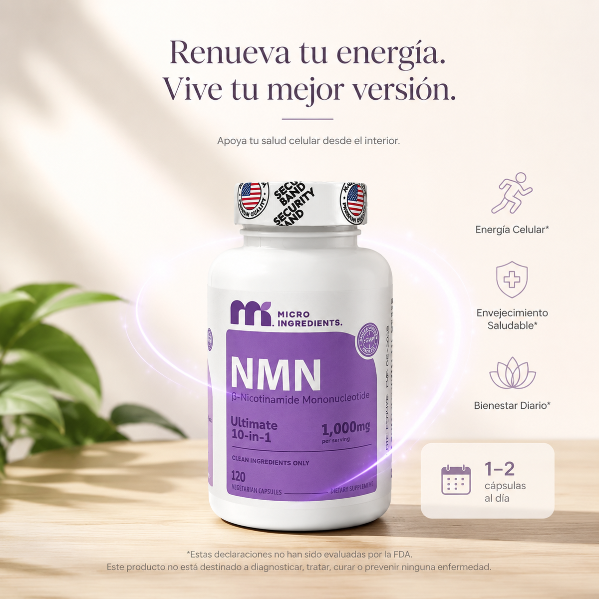 Nmn Micro Ingredients: Más energía y vitalidad diaria