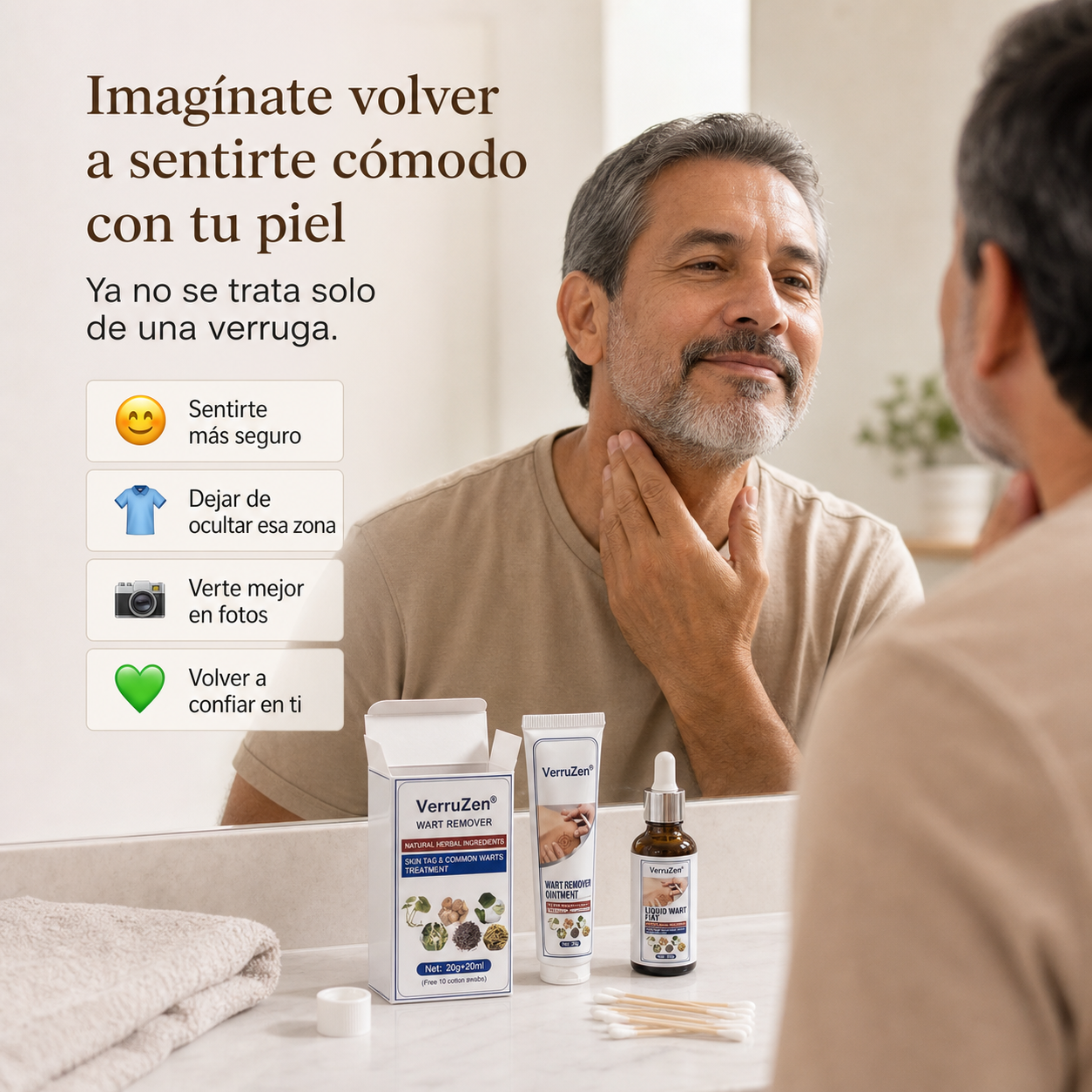 VerruZen® + Sérum Reparador GRATIS - Dile adiós a las verrugas desde casa