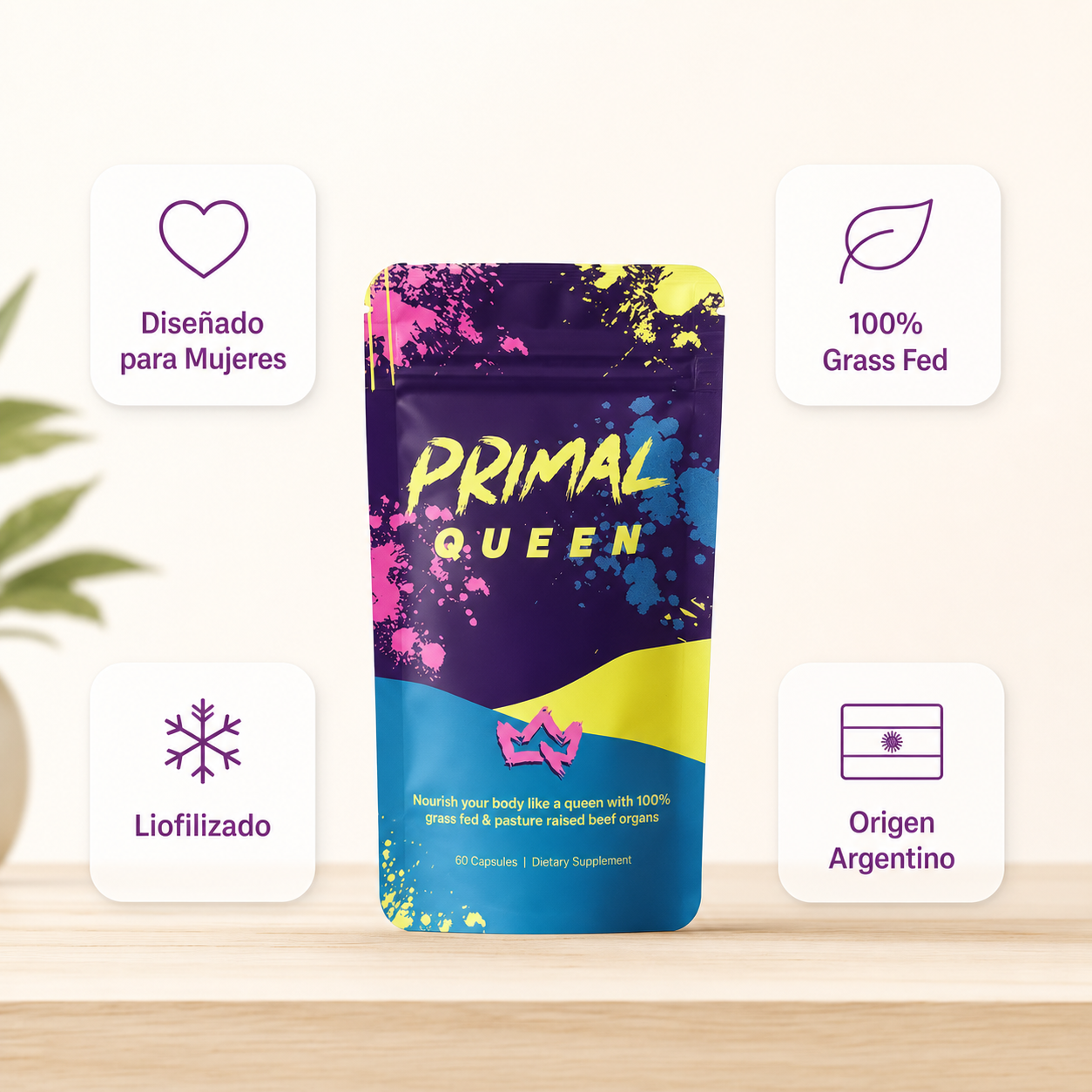Primal Queen: Equilibrio hormonal y energía diaria