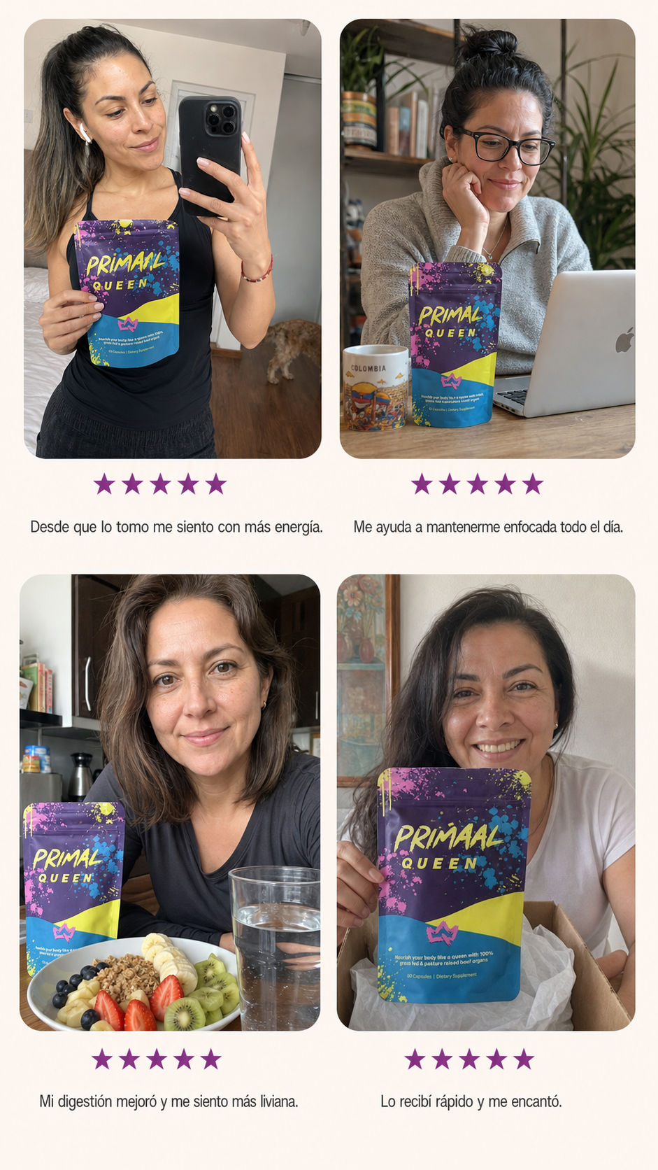Primal Queen: Equilibrio hormonal y energía diaria