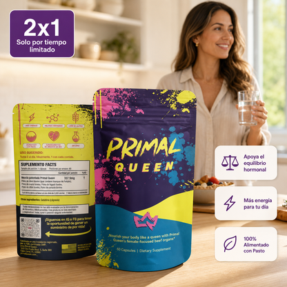Primal Queen: Equilibrio hormonal y energía diaria